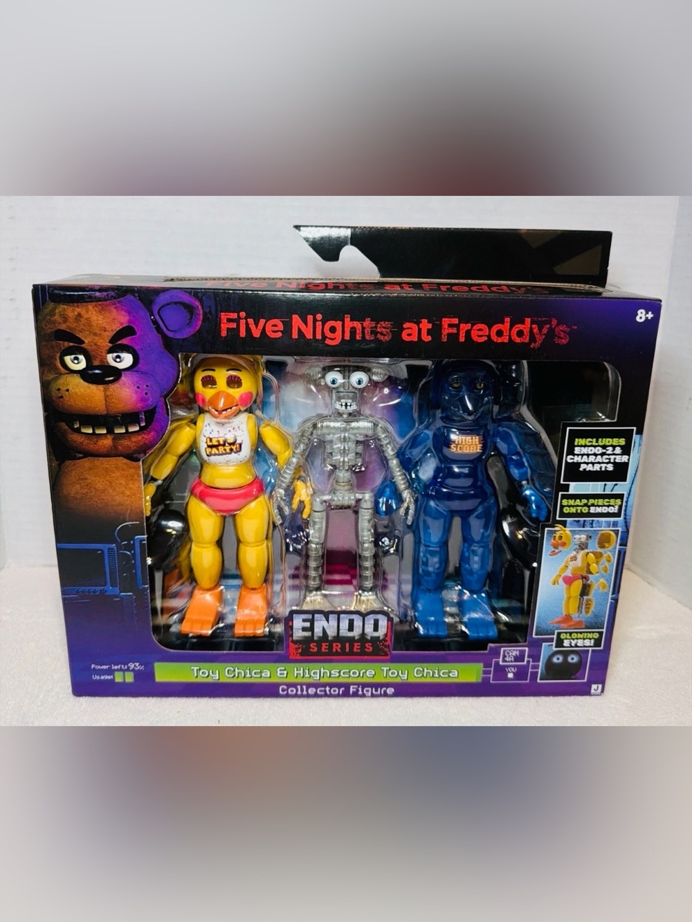 Five Nights at Freddy’s FNAF Endo Series TOY Chica Highscore Glow Figure Set NEW